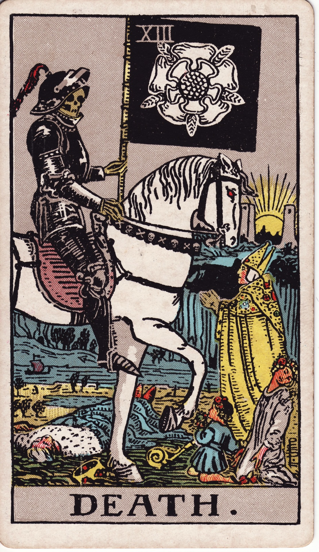 Several different Death cards from my collection of tarot decks
